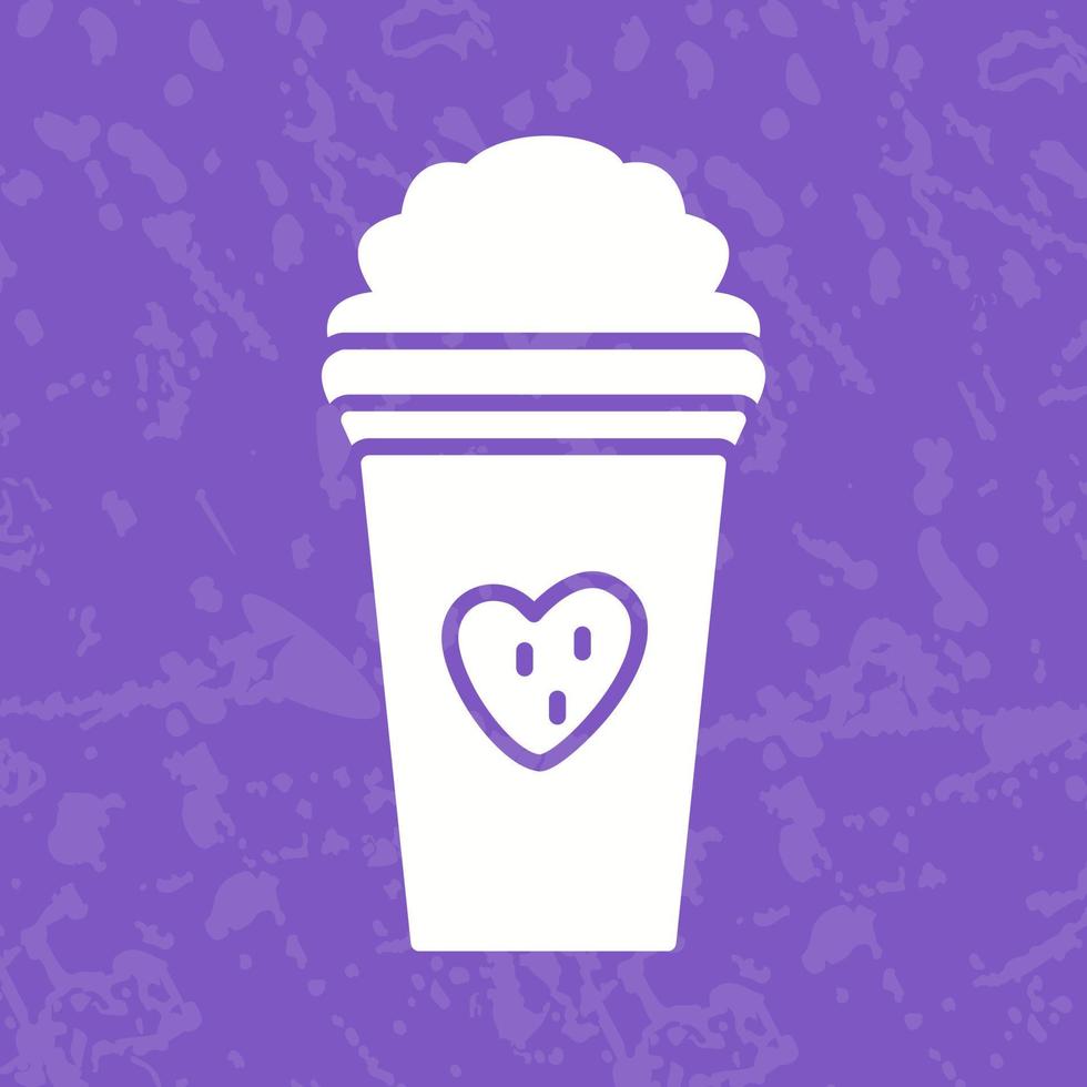 ícone de vetor de milk-shake de morango exclusivo