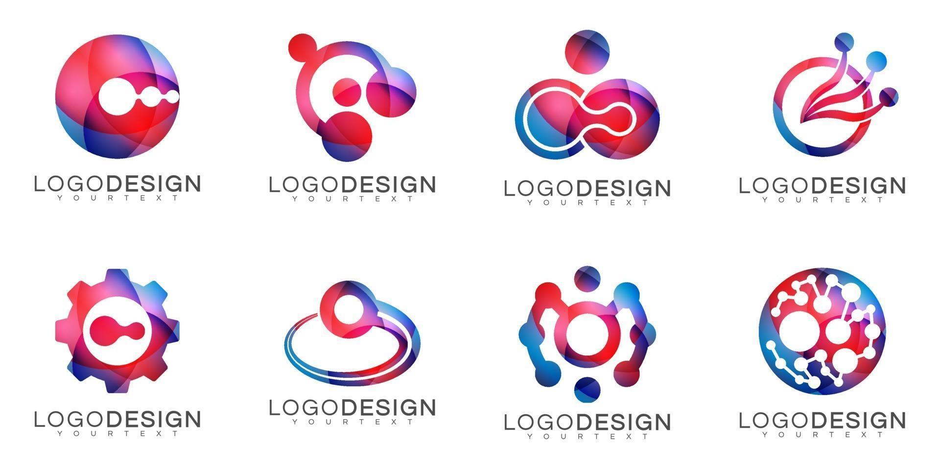 design moderno de logotipo de vetor mínimo