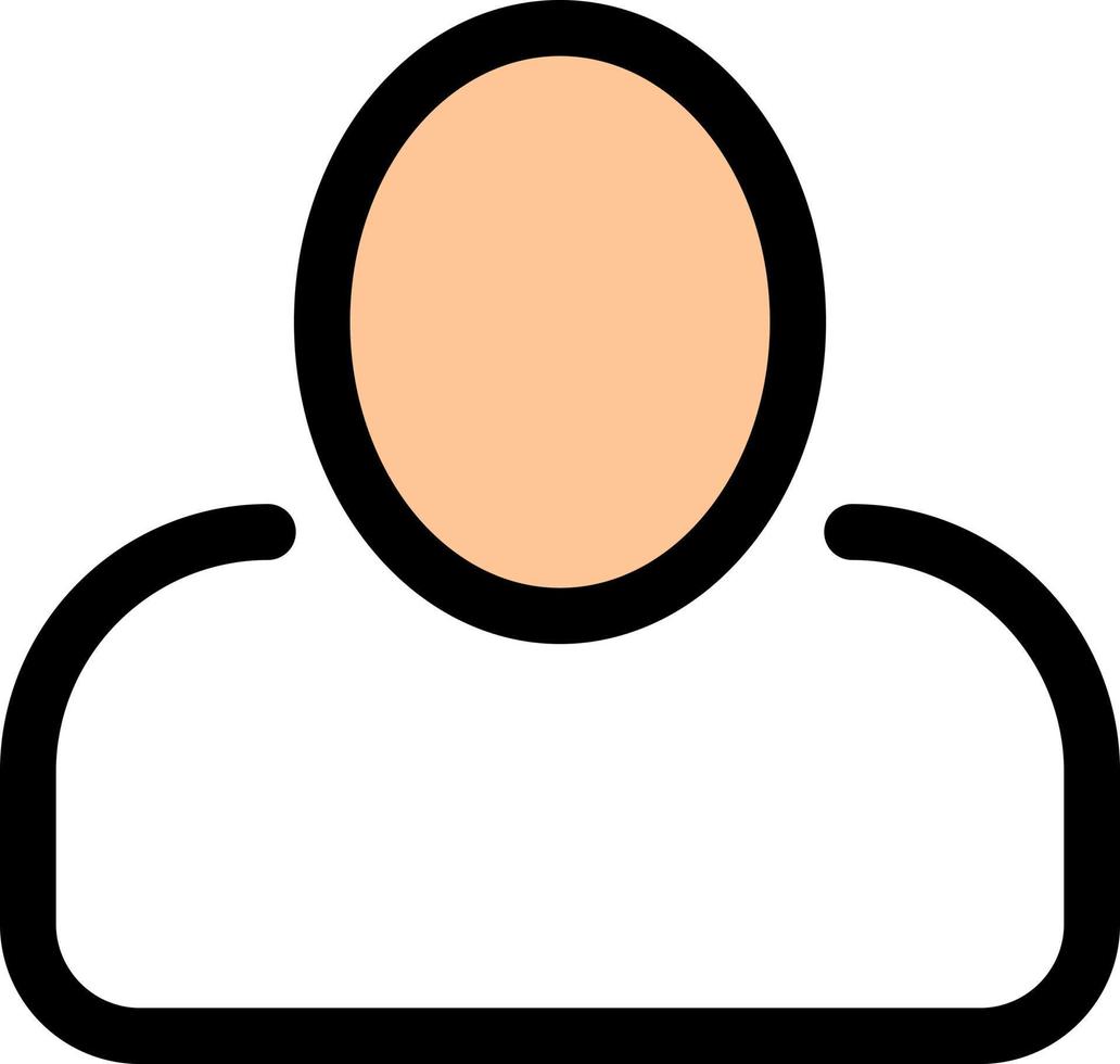 modelo de banner de ícone de vetor de ícone de cor plana de usuário de homem administrador