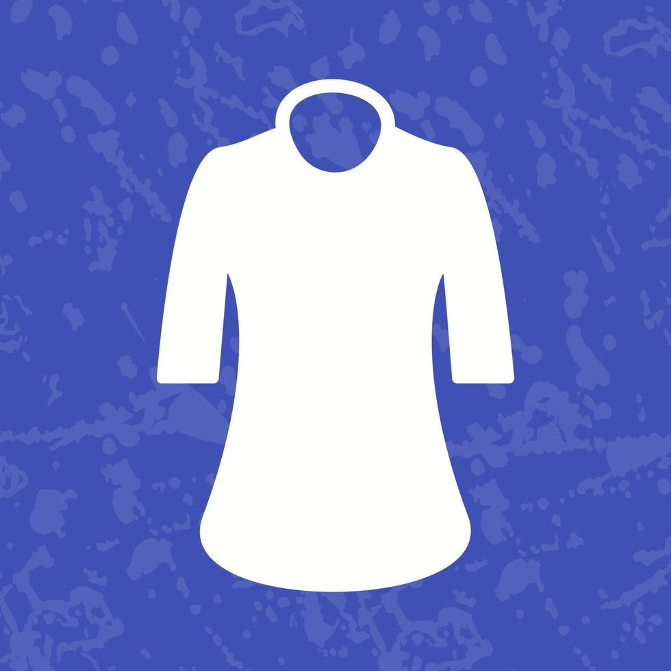 ícone de vetor de camisa feminina