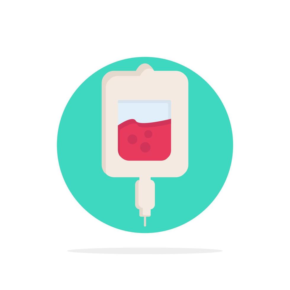 teste de sangue amostras de teste de açúcar vetor de ícone de cor plana