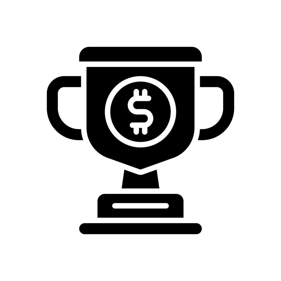 ícone do troféu para o design do seu site, logotipo, aplicativo, interface do usuário. vetor