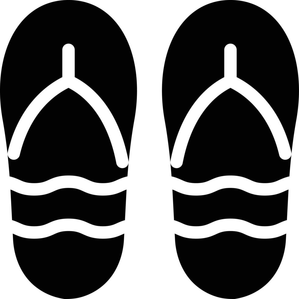 ilustração em vetor flip flop em um ícones de symbols.vector de qualidade background.premium para conceito e design gráfico.