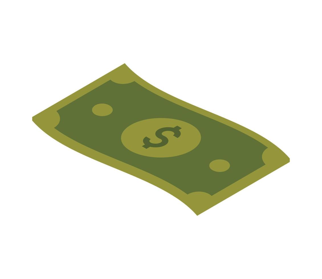 ícone de notas de dinheiro vetor