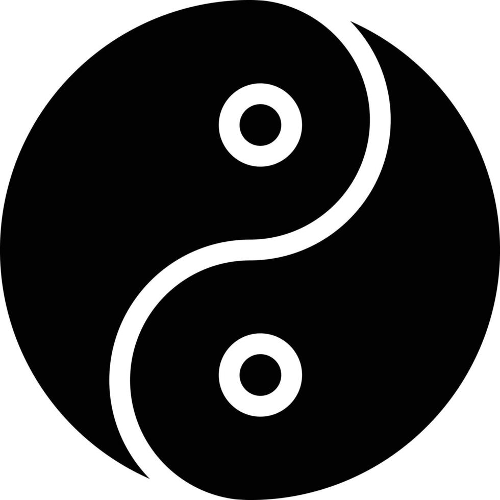 ilustração em vetor yin yang em um background.premium qualidade symbols.vector ícones para conceito e design gráfico.