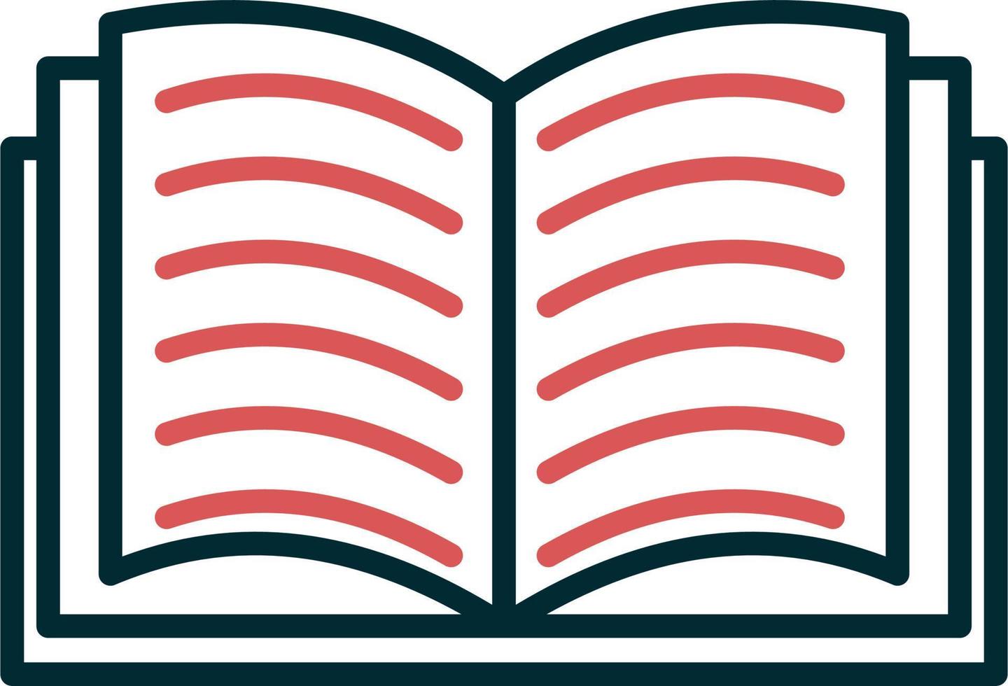 ícone de vetor de livros