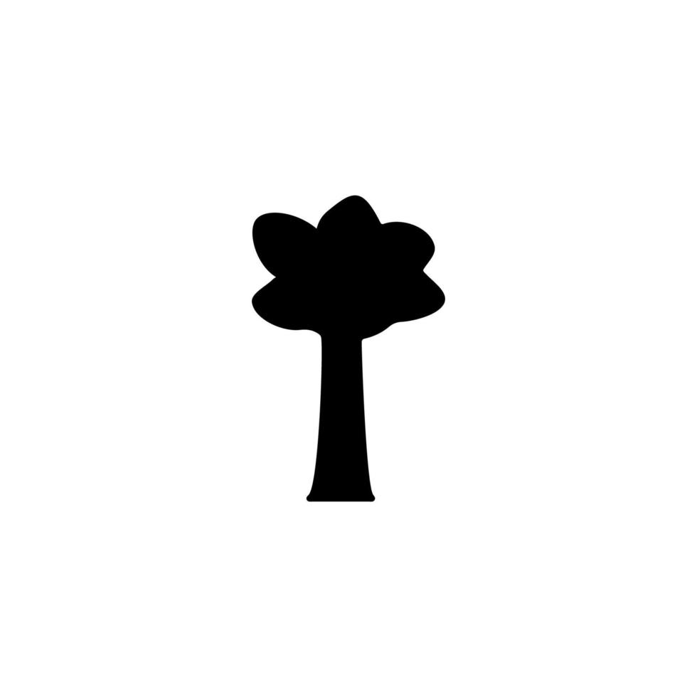ícone da árvore. símbolo de fundo do pôster de energia verde de estilo simples. elemento de design de logotipo de marca de árvore. impressão de camiseta de árvore. vetor para adesivo.