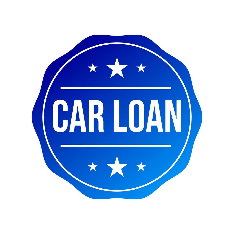 vetor de design de ícone de etiqueta de distintivo de veículo de empréstimo de carro