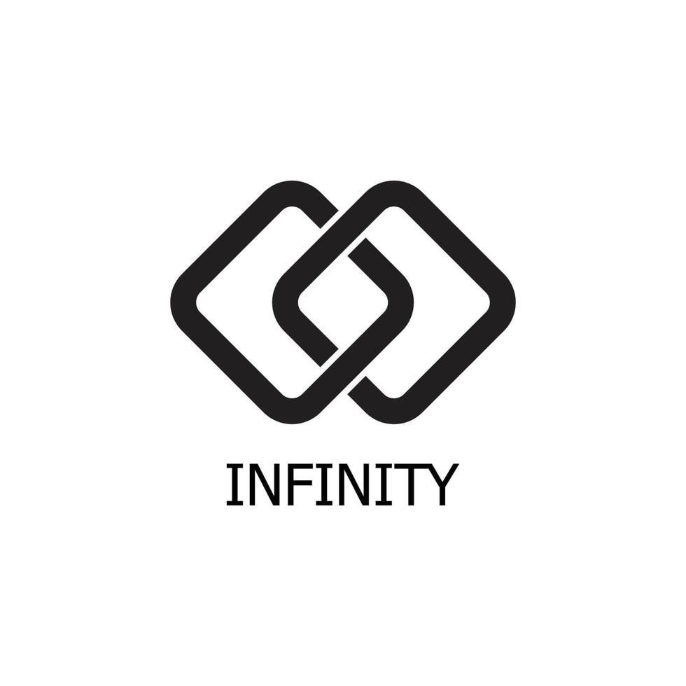 vetor de logotipo infinito