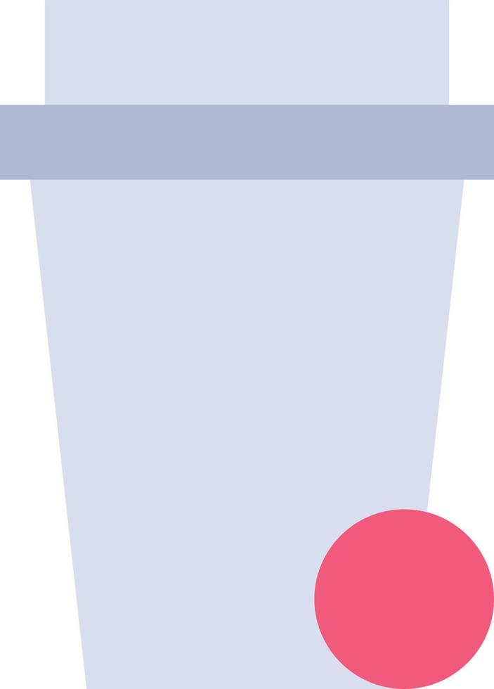 modelo de banner de ícone de vetor de ícone de cor plana de limpeza de sopa de vidro