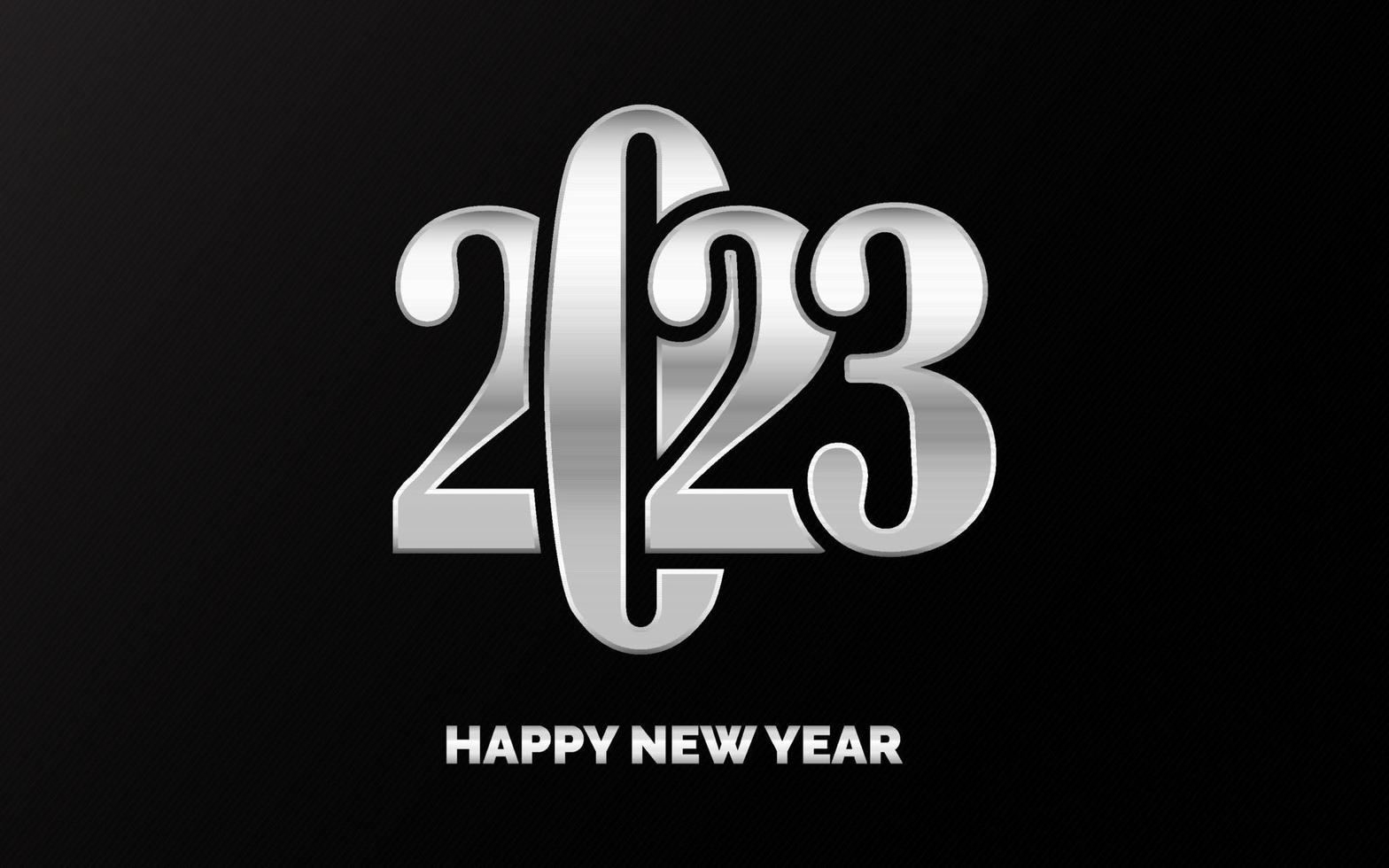 2049 projeto feliz ano novo. design de logotipo de ano novo 2023 para design de brochura. cartão. bandeira. decoração de natal 2023 vetor