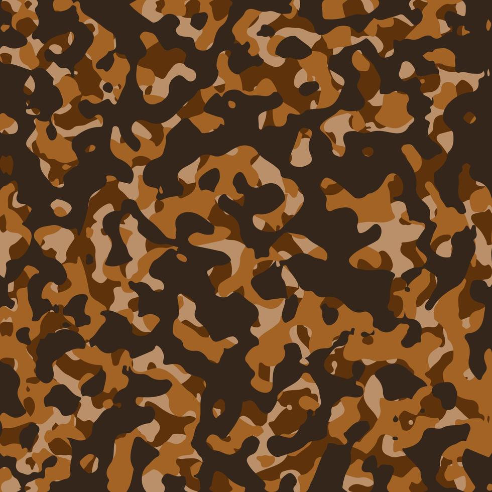 padrão sem emenda de vetor de camuflagem do exército. a camuflagem militar de textura repete o fundo de design do exército sem costura