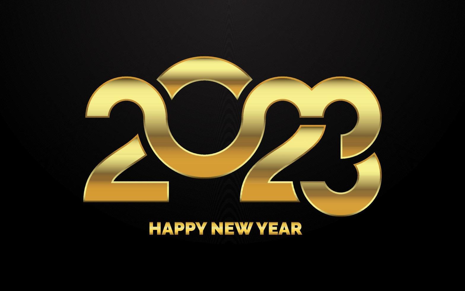 2054 projeto feliz ano novo. design de logotipo de ano novo 2023 para design de brochura. cartão. bandeira. decoração de natal 2023 vetor