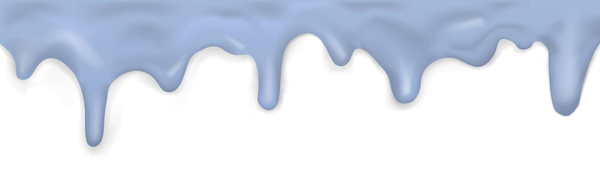 caramelo fluindo, no modelo de fundo branco - vector