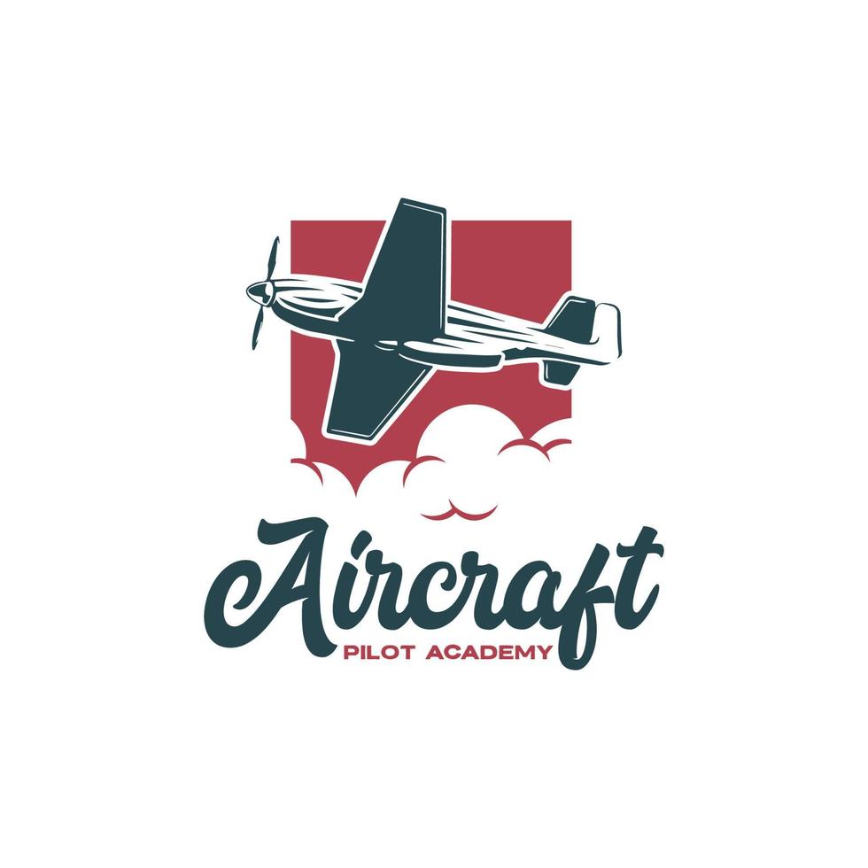 aeronave, logotipo de avião ou etiqueta vetor