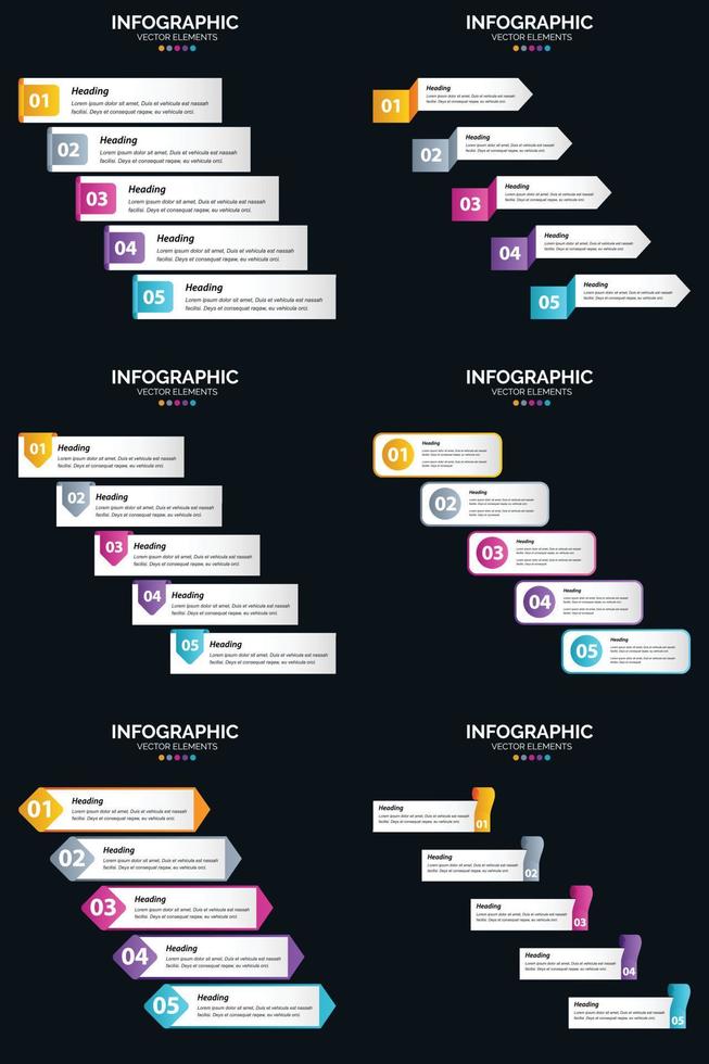 aprimore sua apresentação com nossos elegantes gráficos vetoriais e infográficos. vetor