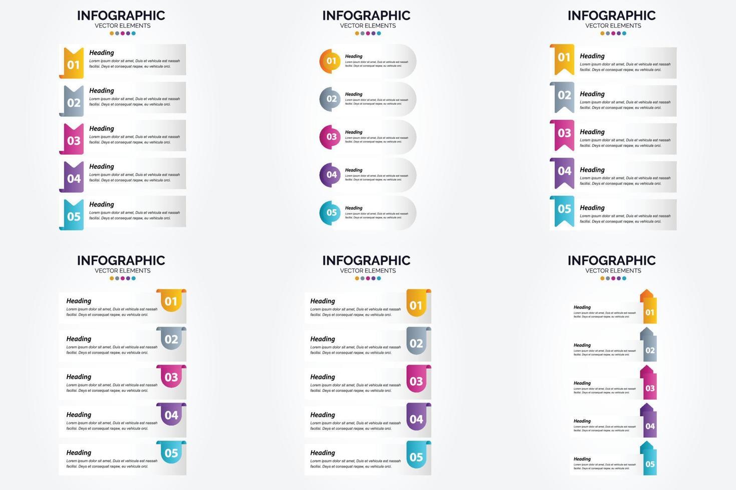 esses infográficos vetoriais são ideais para publicidade em um folheto. folheto. ou revista. vetor