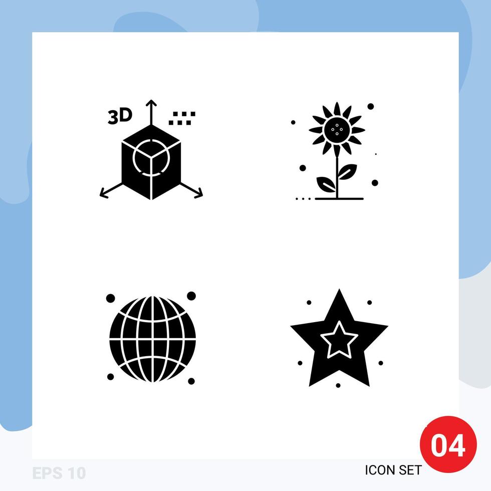 conjunto de sinais de símbolos de ícones de interface do usuário modernos para codificação de elementos de design de vetores editáveis de seo floral de direção do globo