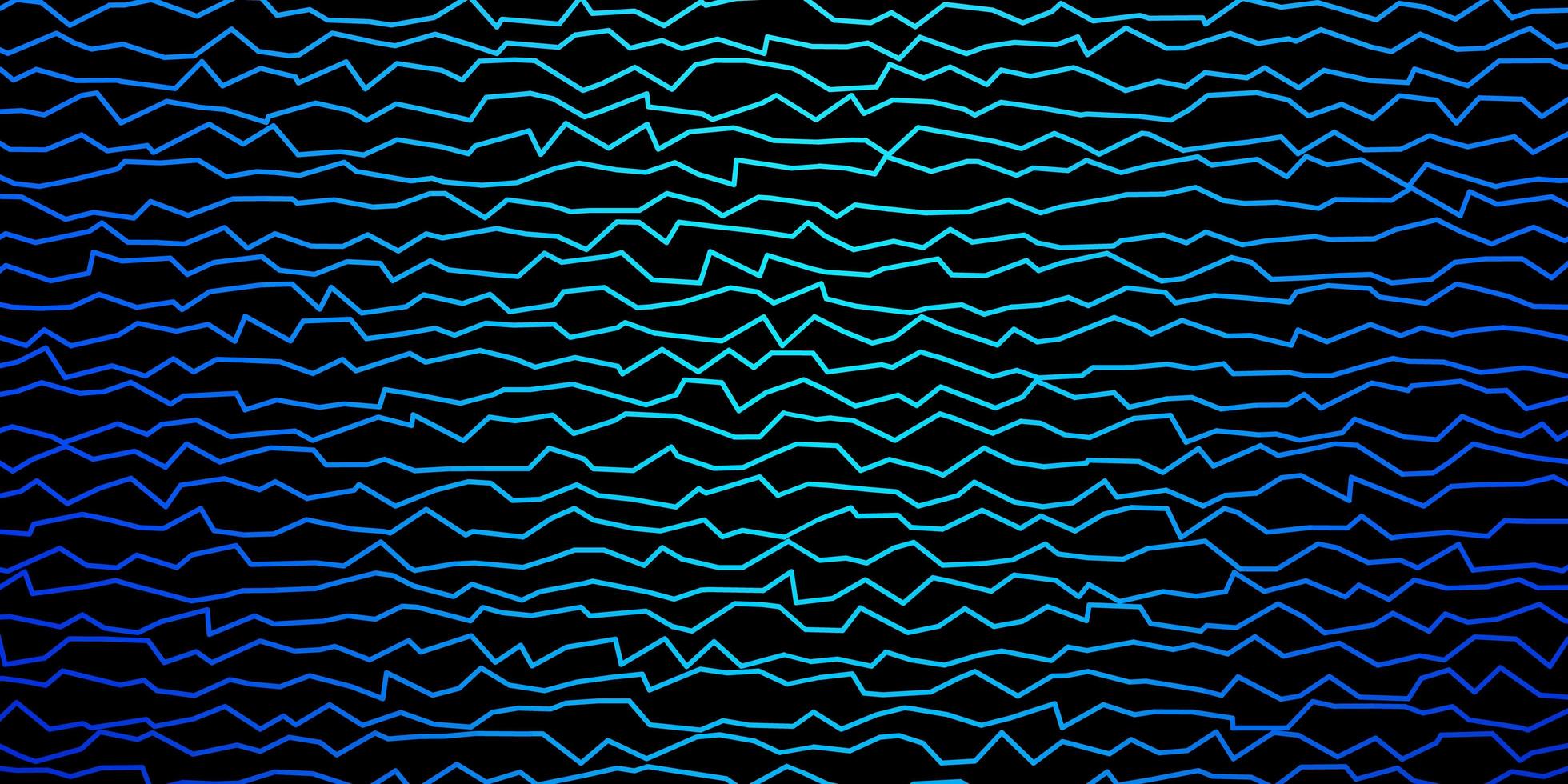 layout de vetor de azul escuro com curvas.
