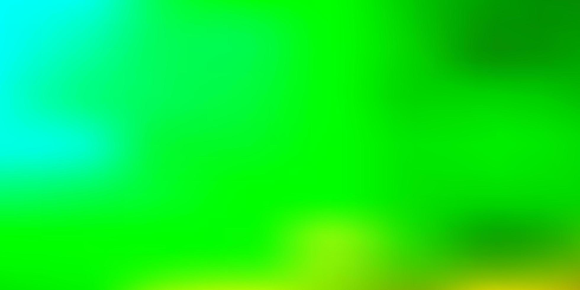 pano de fundo desfocado vector verde e amarelo claro.