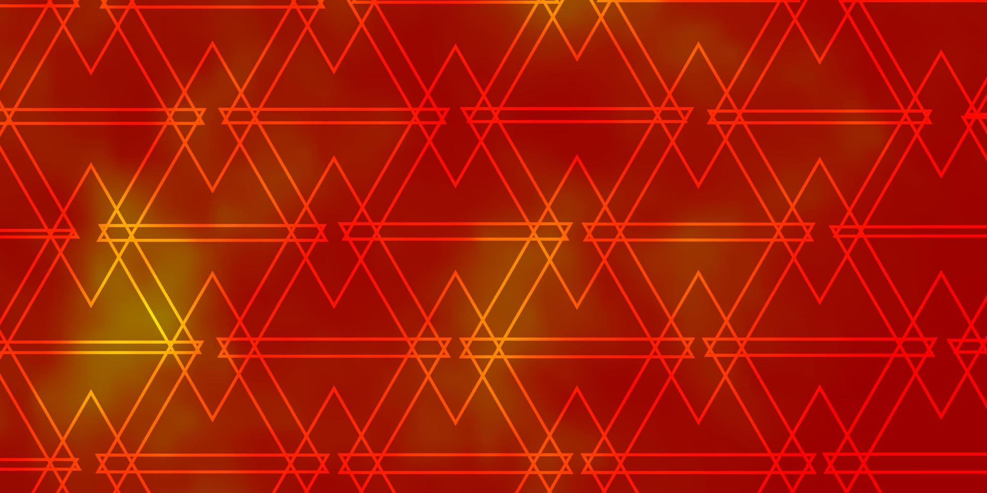 fundo vector laranja claro com estilo poligonal.