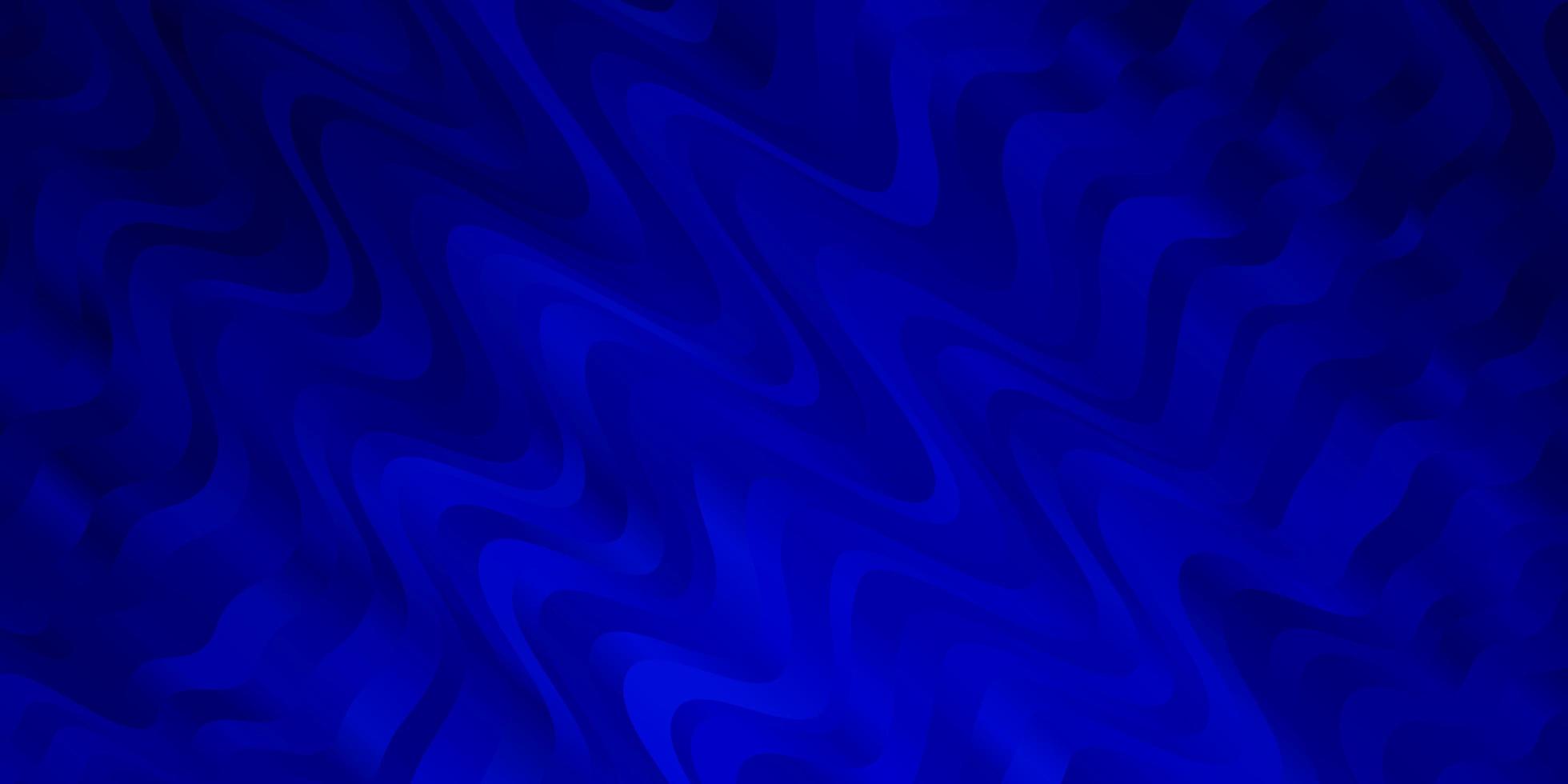 pano de fundo vector azul escuro com linhas dobradas.