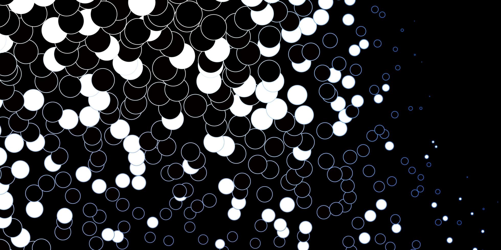 fundo vector azul escuro com bolhas.