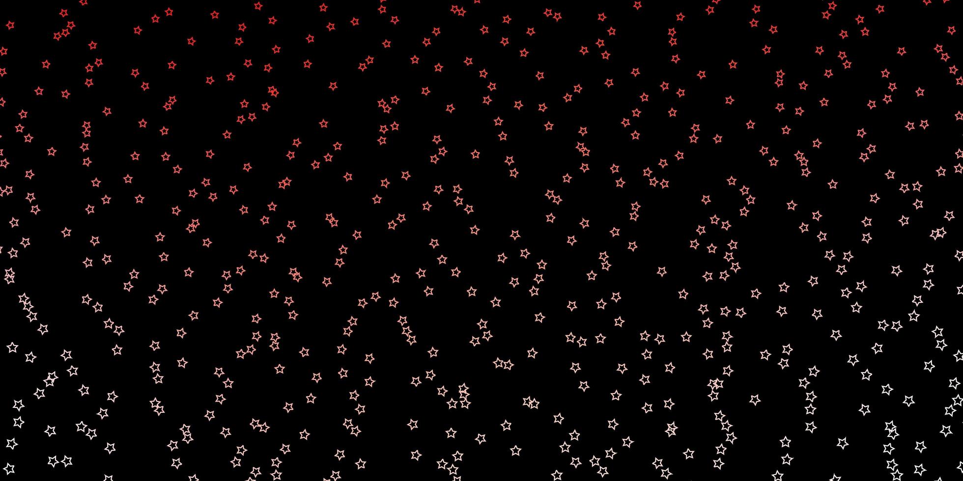 fundo vector vermelho escuro com estrelas pequenas e grandes.