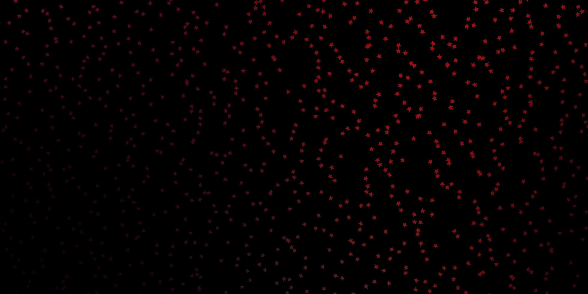 textura vector verde e vermelho escuro com lindas estrelas.