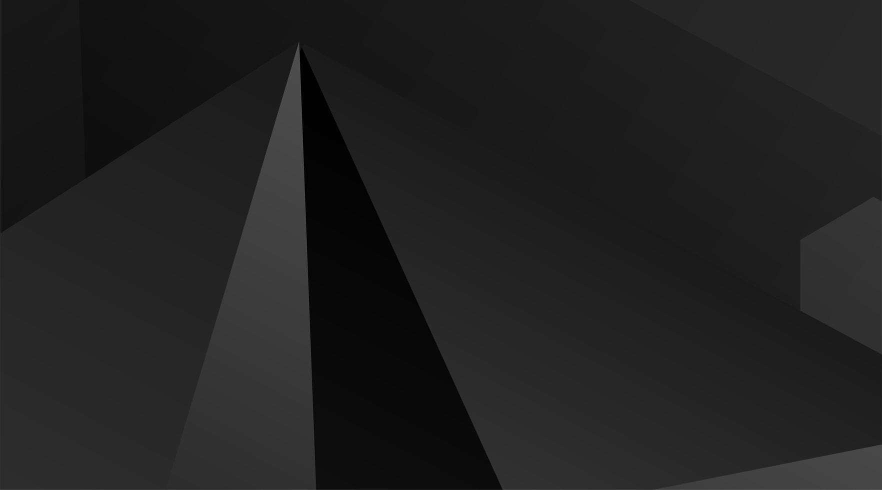 fundo geométrico do vetor abstrato. modelo poligonal de vetor cinza escuro.