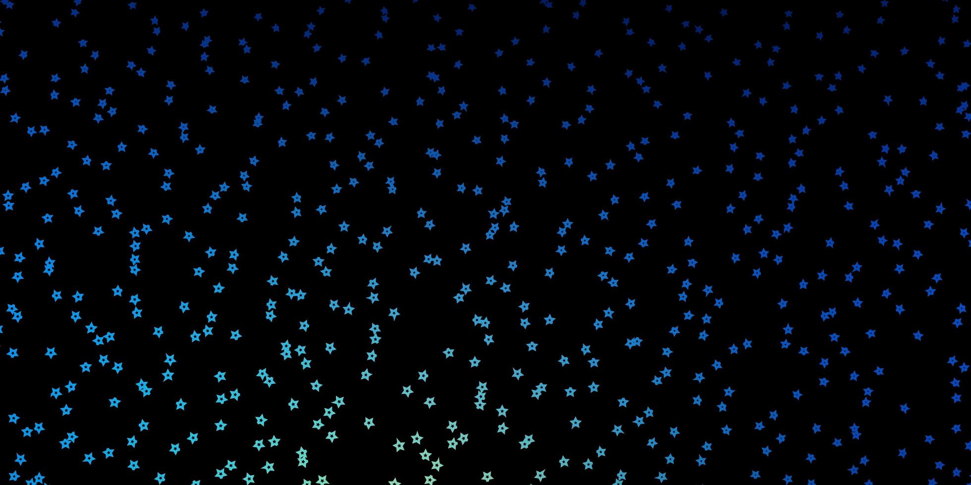 fundo vector azul escuro, verde com estrelas coloridas.