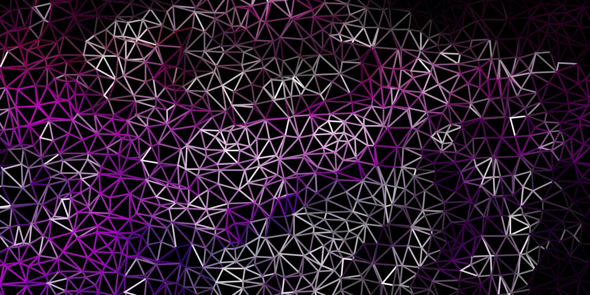 padrão de mosaico de triângulo de vetor rosa escuro.