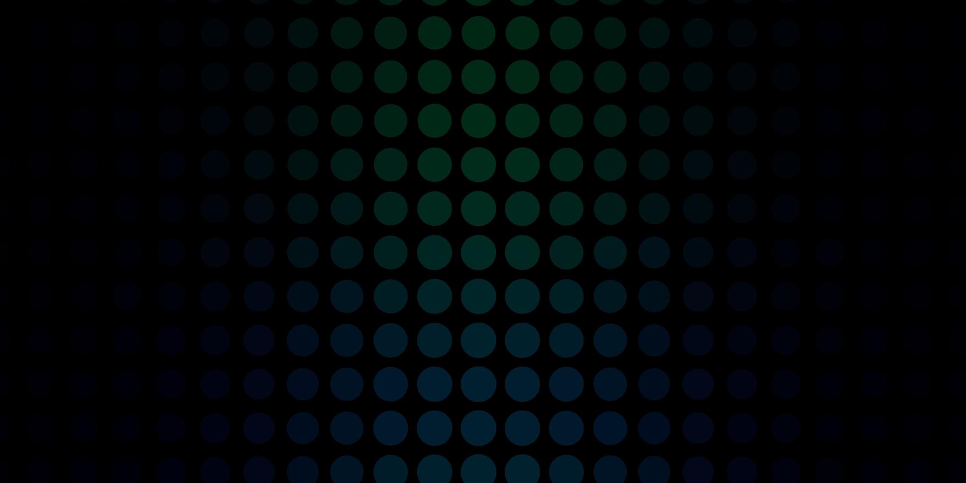 modelo de vetor azul e verde escuro com círculos.