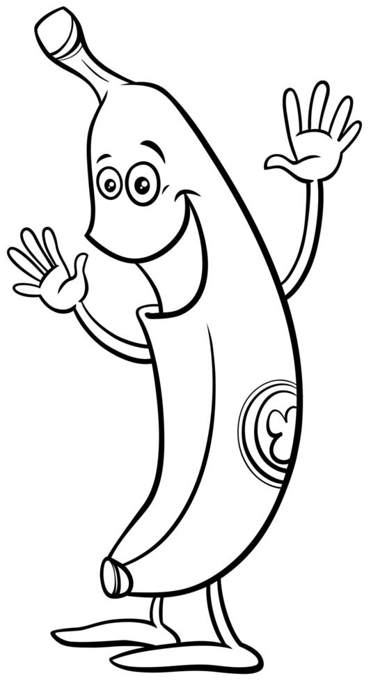 Desenho de Banana para colorir  Desenhos para colorir e imprimir gratis