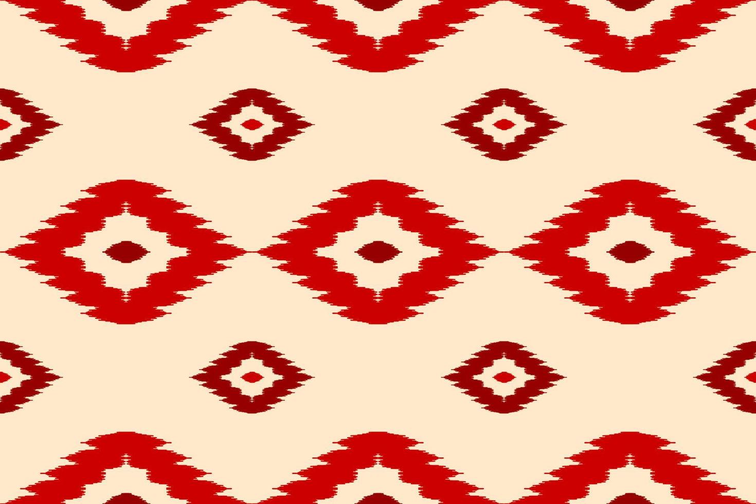 padrão sem emenda de ikat étnico em tribal. estilo americano, mexicano. impressão de ornamento geométrico asteca. vetor