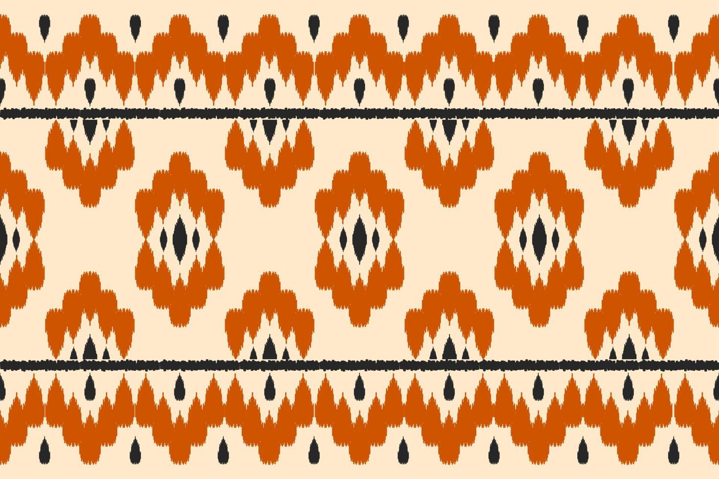 tapete étnico ikat arte padrão. sem costura padrão geométrico étnico ikat em tribal. estilo mexicano. vetor