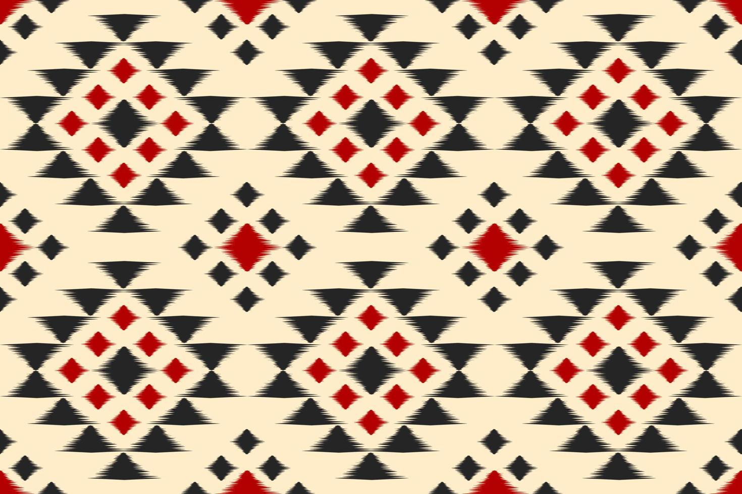 bela origem étnica ikat. padrão sem emenda geométrico étnico ikat em tribal. tecido estilo indiano. vetor