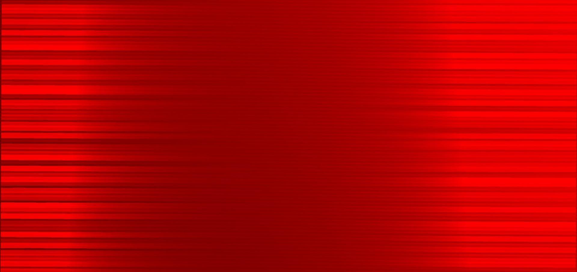 padrão de linha horizontal abstrato sobre fundo vermelho. vetor