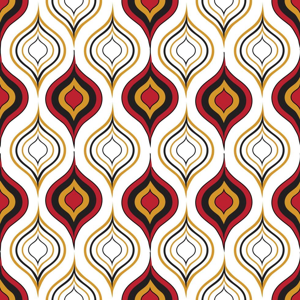 plano de fundo texturizado abstrato sem emenda. padrão étnico ikat, padrão chinês, papel de parede têxtil nativo ornamento de tapete de tecido. vetor