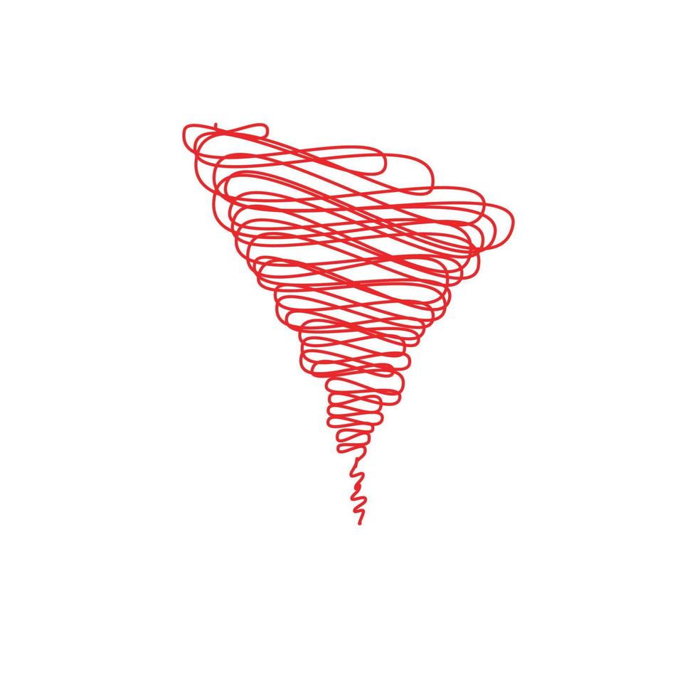 ilustração em vetor símbolo tornado