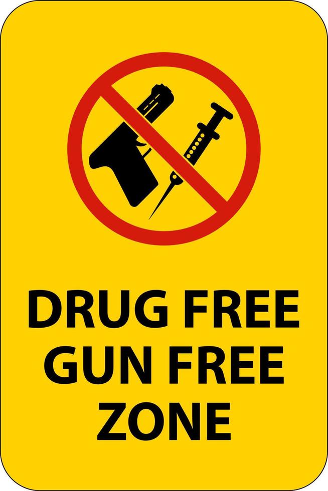 regras de armas de propriedade assinar zona livre de armas sem drogas vetor