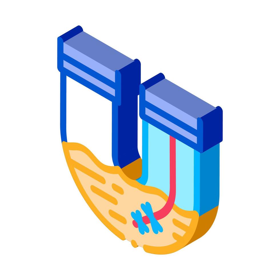 ilustração em vetor ícone isométrico de limpeza de tubos