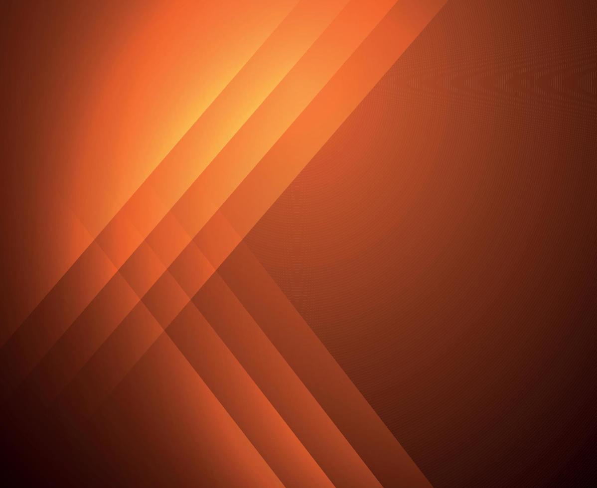 ilustração vetorial abstrata de design de plano de fundo laranja gradiente vetor