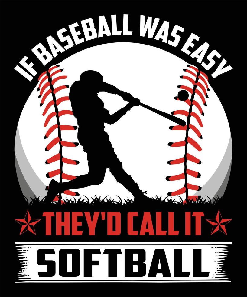 ilustração de camiseta de vetor gráfico de tipografia vintage retrô de beisebol