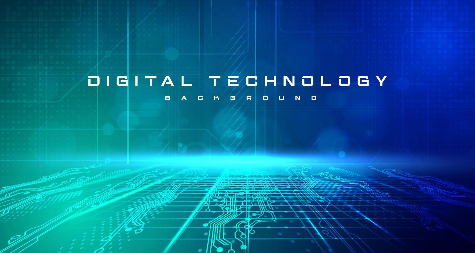 velocidade de tecnologia digital conectar fundo verde azul, informação cyber nano, comunicação abstrata, dados tecnológicos futuros de inovação, conexão de rede de internet, ai big data, ilustração de ponto de linha 3d vetor