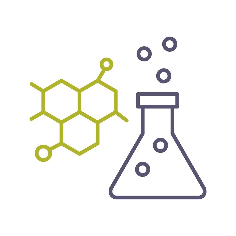 ícone de vetor de química