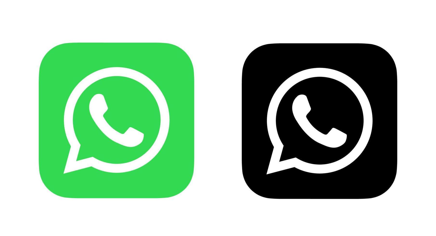 logotipo do whatsapp, vetor do logotipo do ícone do whatsapp, vetor grátis