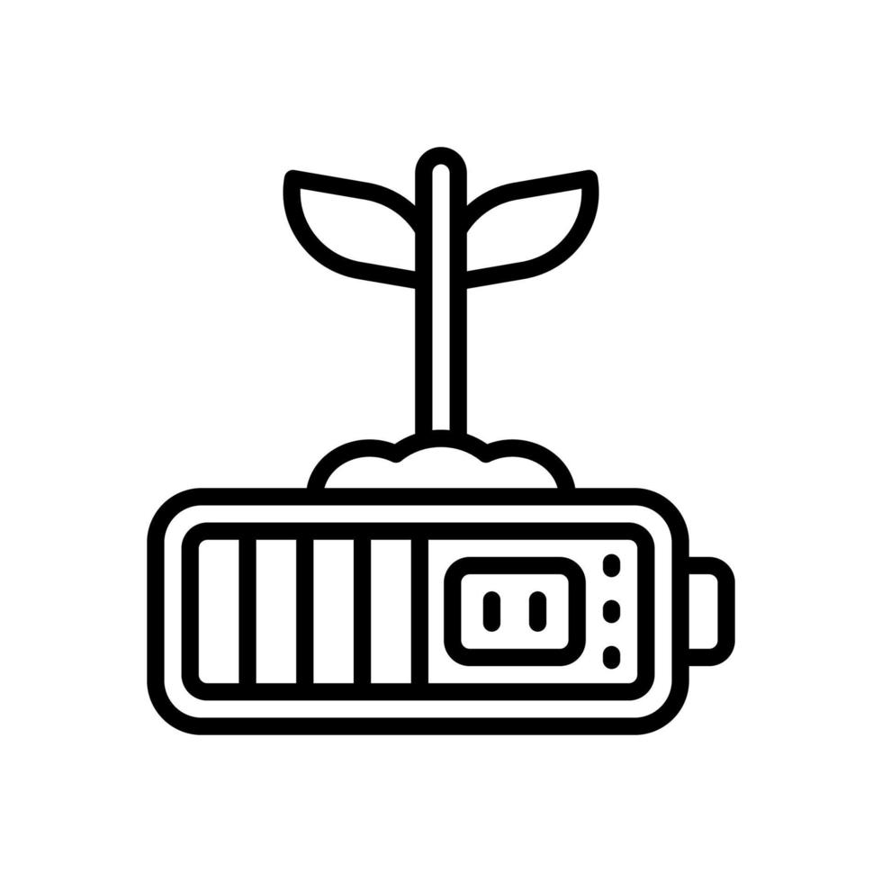 ícone de bateria para seu site, celular, apresentação e design de logotipo. vetor