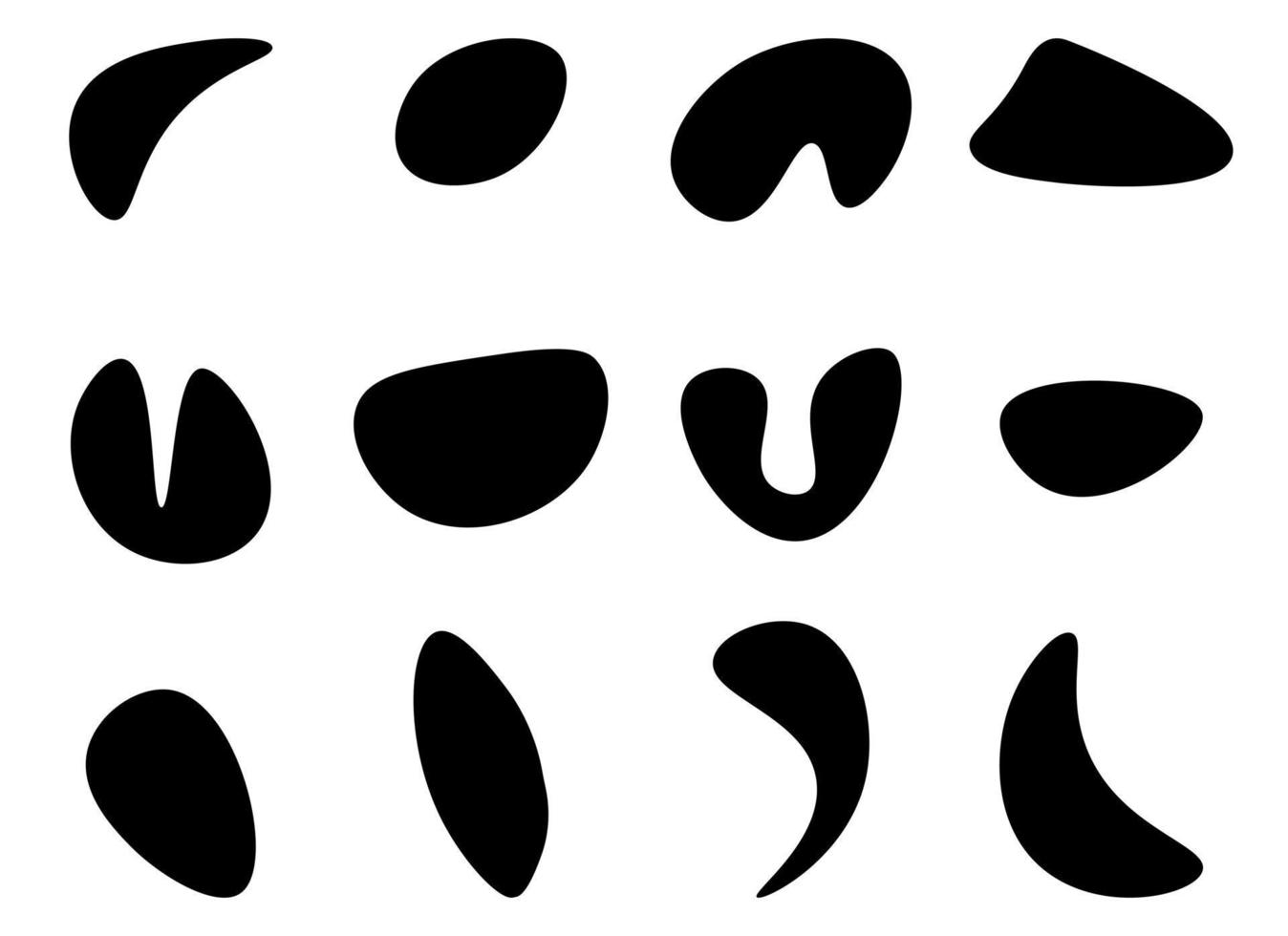 ilustração de design vetorial de tinta blob isolada no fundo branco vetor