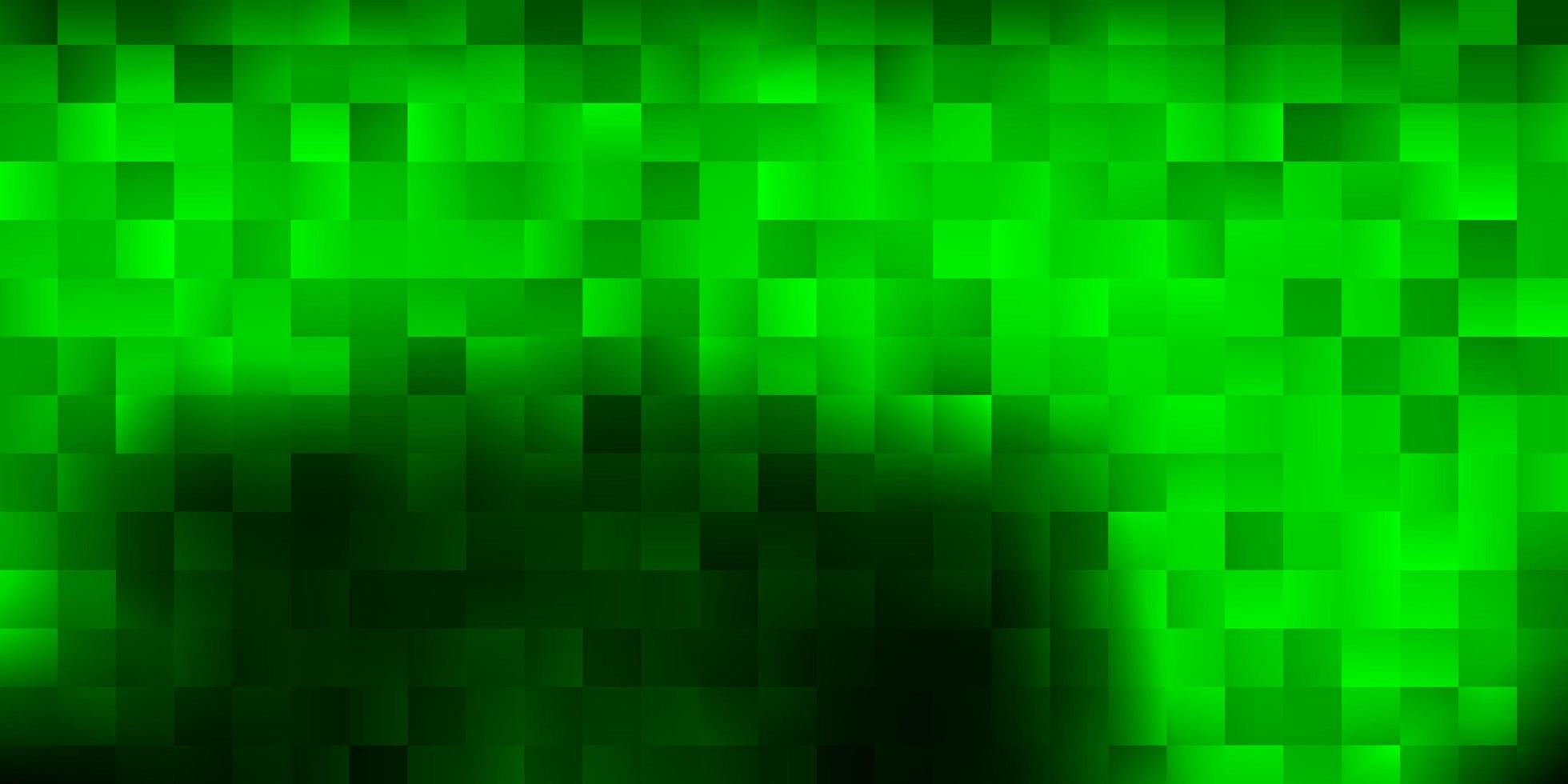 pano de fundo vector verde escuro em estilo retangular.
